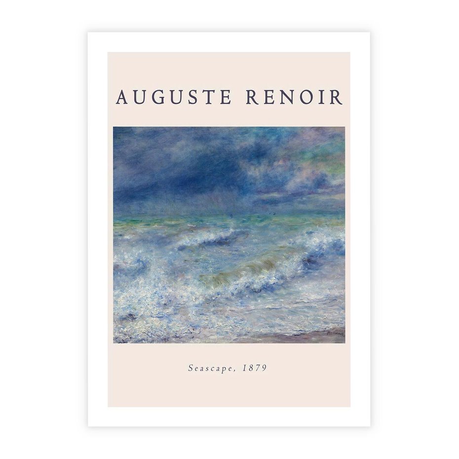 Plakat bez ramy 21x30 - Auguste Renoir: Plakat z Pięknem Morza - auguste renoir, reprodukcja