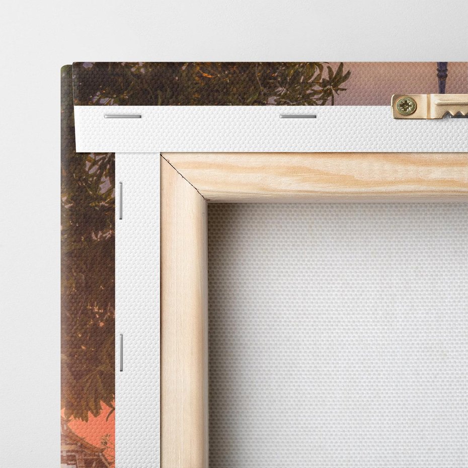 Obraz na płótnie 70x70 - Klasztor: Spokój Wschodnich Przestrzeni - klasztor, Azja