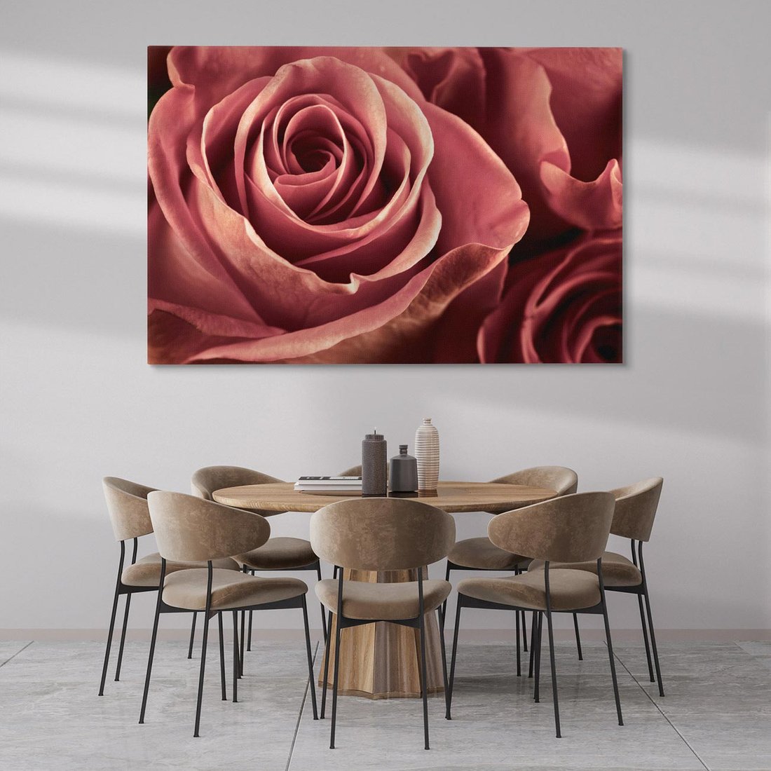 Obraz na płótnie 120x80 - Romantyczna Róż - róża, kwiat