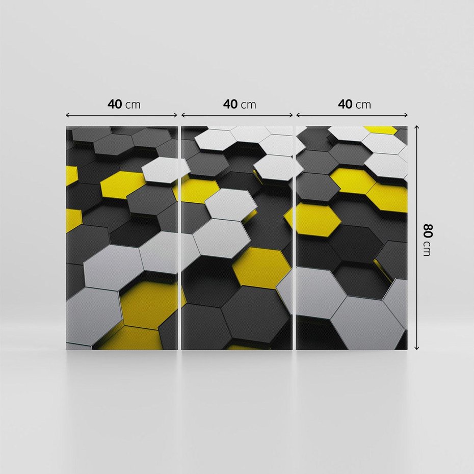 Obraz na płótnie 120x80 - Wymiar abstrakcji - 3D, abstrakcja