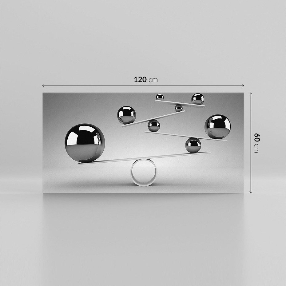 Obraz na płótnie 120x60 - Kolorowe kule abstrakcji - kule, kulki