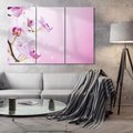 Obraz na płótnie 120x80 - Relaksujące Piękno - kwiaty, orchidea