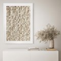Plakat bez ramy 30x40 - Geometryczne 3D: Abstrakcyjna Harmonia - geometryczne, 3D