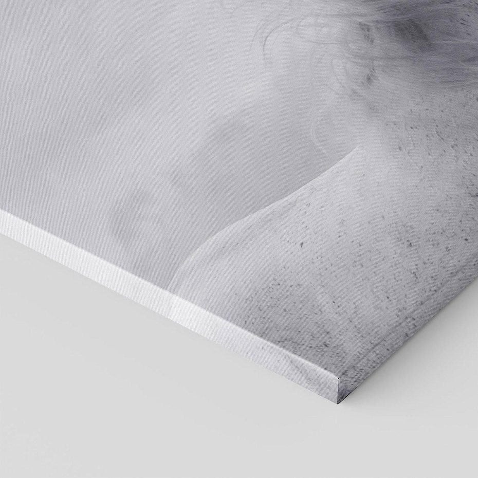 Obraz na płótnie 100x70 - Moc i Wolność - czarno biała fotografia, biały