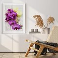 Plakat bez ramy 30x40 - Relaksujące spa w otoczeniu orchidei - spa, świece