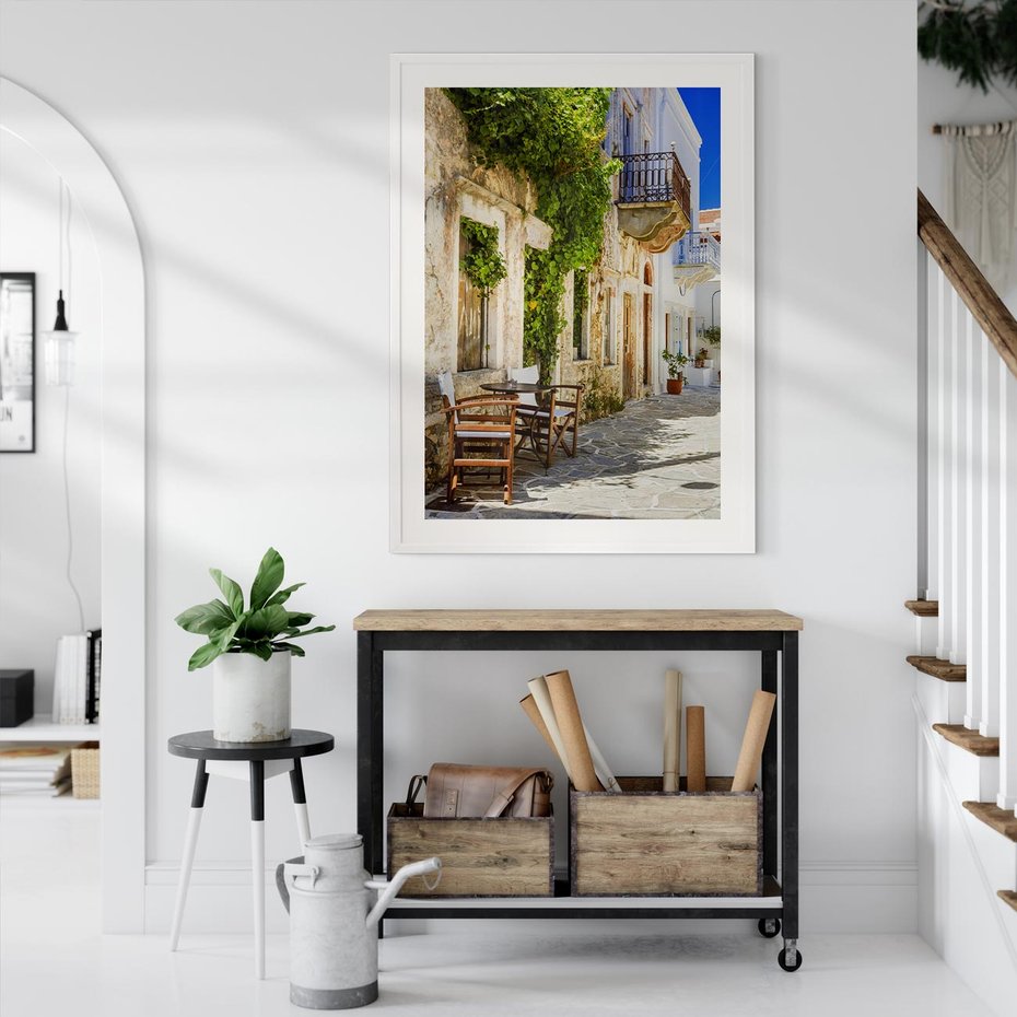 Plakat bez ramy 40x50 - Zaklęta Przestrzeń - uliczka, perspektywa