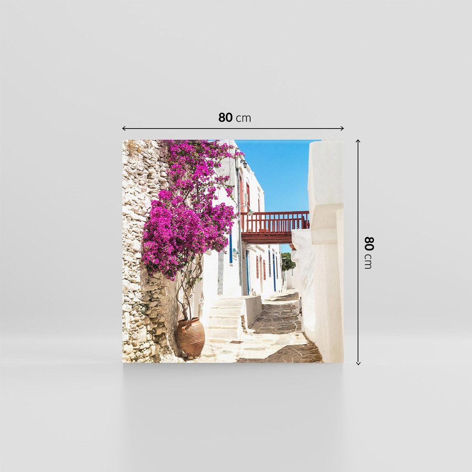 Obraz na płótnie 80x80 - Kwiaty Chorwacji - kwiaty, Chorwacja