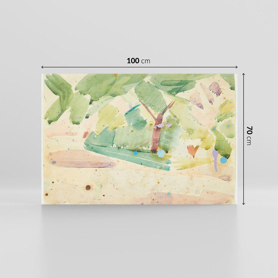 Obraz na płótnie 100x70 - "Color study Langelinie" Edvard Weie - Reprodukcja - reprodukcja, obraz na płótnie