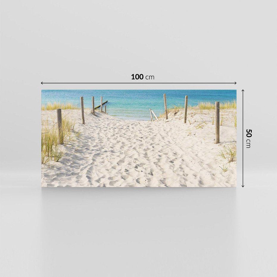 Obraz na płótnie 100x50 - Harmonia plażowego morza - plaża, morze