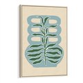 Obraz w ramie 50x70 - Wewnętrzne Spektrum - boho styl, wazon - rama drewno