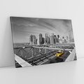 Obraz na płótnie 120x80 - Podróż taksówką przez Nowy Jork - TAXI, miasto