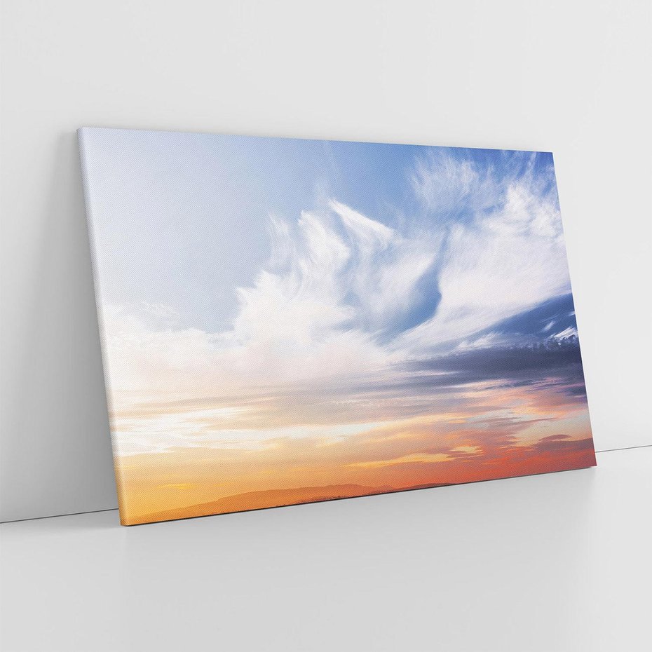 Obraz na płótnie 120x80 - Magia Chwili - pomost, zachód