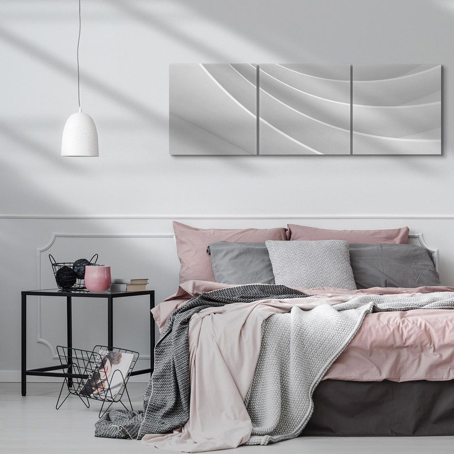 Obraz na płótnie 120x40 - Geometryczna Harmonia - geometryczne, kształty