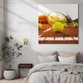 Obraz na płótnie 40x40 - Moc sportowej rywalizacji - tenis, kort