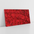 Obraz na płótnie 120x60 - Czerwona Pasja - czerwone, róże