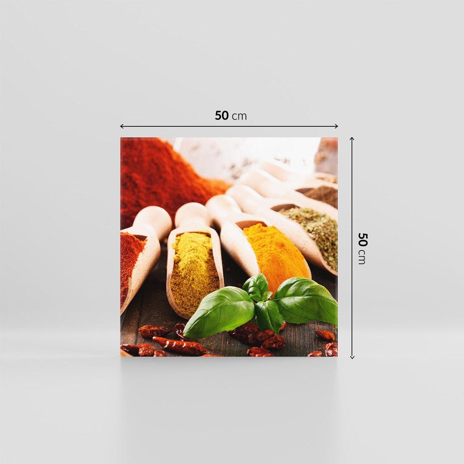 Obraz na płótnie 50x50 - Magia Smaku - przyprawy, azja