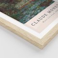 Plakat w ramie 30x40 - Sztuka i Litera - Claude Monet, reprodukcja obrazu - rama drewno