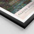 Plakat w ramie 30x40 - Sztuka i Litera - Claude Monet, reprodukcja obrazu - rama czarna