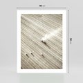 Plakat bez ramy 40x50 - Pole i Żniwa na Malowniczym Zdjęciu - pole, traktor