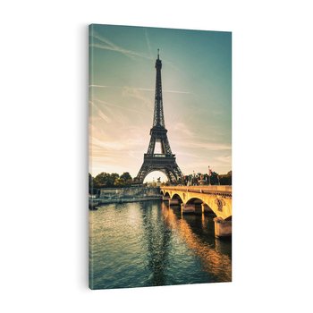 Obraz na płótnie 80x120 - Paryski Szczyt - Paryż, wieża