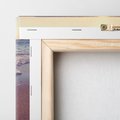 Obraz na płótnie 30x30 - Plaża: błogie chwile nad morzem - plaża, morze