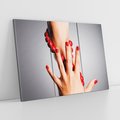 Obraz na płótnie 120x80 - Manicure i Pedicure - Piękno Paznokci - manicure, pedicure