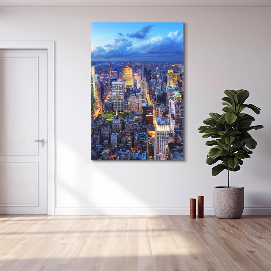 Obraz na płótnie 80x120 - Energia wielkiego miasta - Nowy Jork, NY