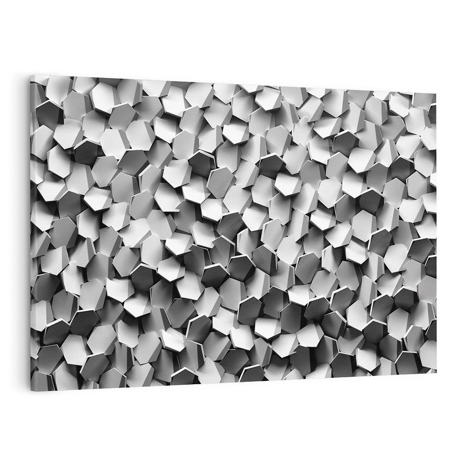 Obraz na płótnie 70x50 - Odkryj głębię sztuki - graficzne, 3D