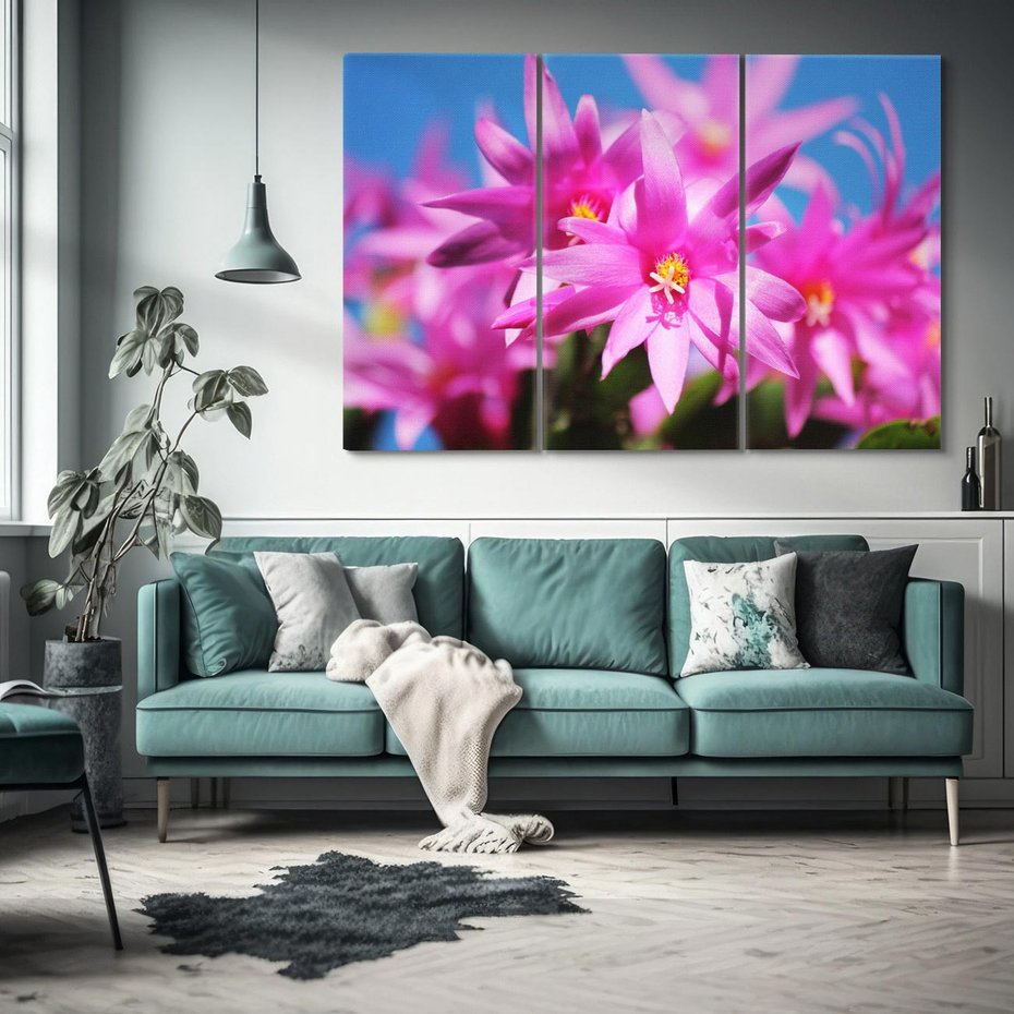 Obraz na płótnie 120x80 - Kwiatowy urok - kwiat, kwiaty