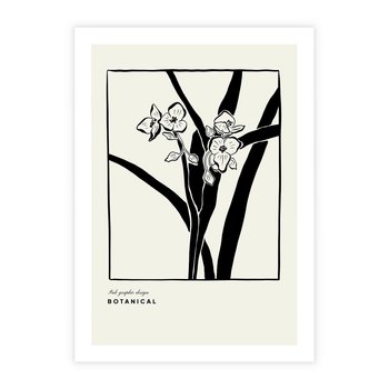 Plakat bez ramy 30x40 - Symfonia kwiatowej ekspresji - kwiat, grafika