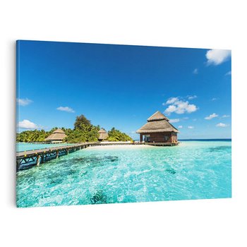 Obraz na płótnie 100x70 - Rajski Klimat - tropikalna, wyspa