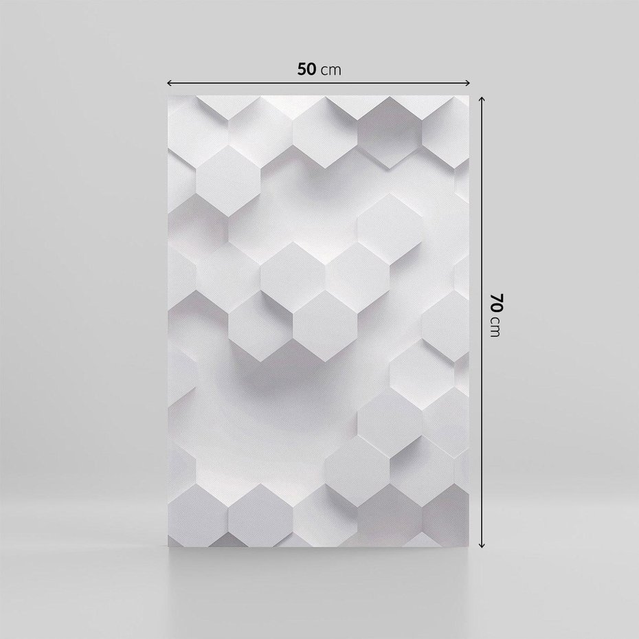 Obraz na płótnie 50x70 - Kreatywna Forma - geometryczny, 3D