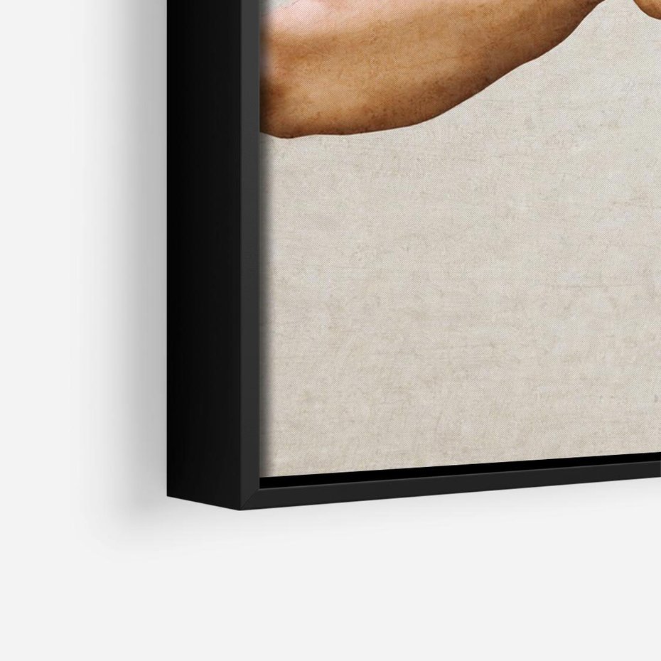 Obraz w ramie 70x50 - Antyczna Twórczość - inspiracja, Michał Anioł - rama czarna