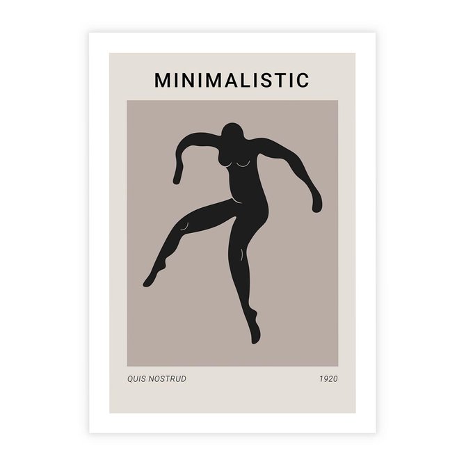 Plakat bez ramy 21x30 - Sztuka Nowoczesności: Minimalistyczny Plakat - modern art, minimalistyczny plakat