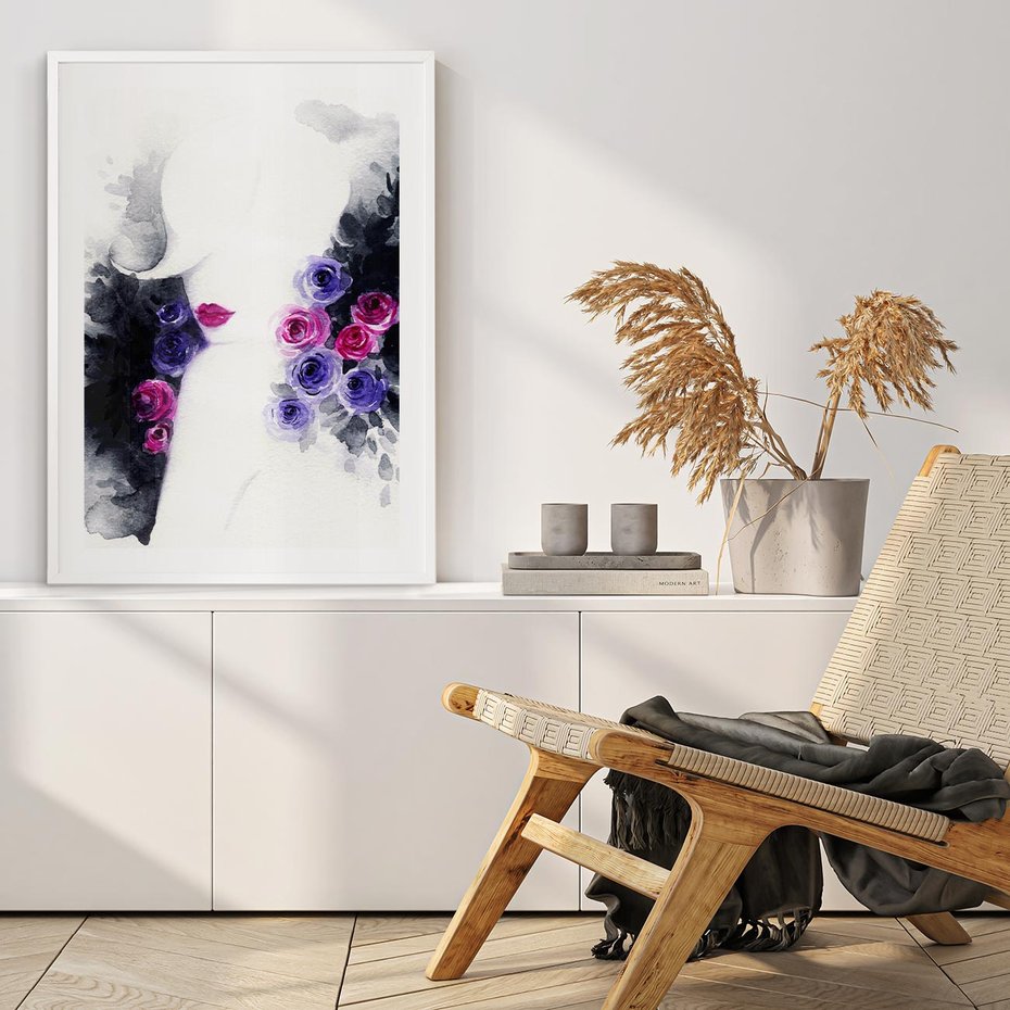 Plakat bez ramy 50x70 - Urok osobowości - kobieta, portret