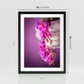 Plakat w ramie 30x40 - Relaksująca orchidea w spa - spa, orchidea - rama czarna