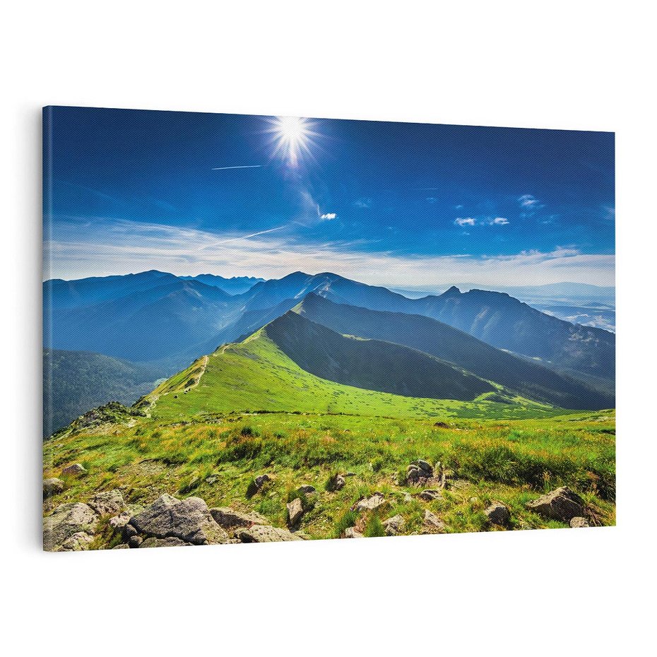 Obraz na płótnie 70x50 - Górska majestatyczność - tatry, góry