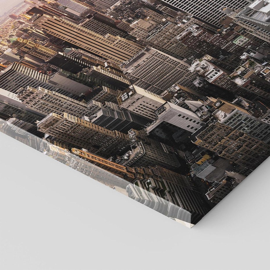 Obraz na płótnie 40x40 - Pulsujące serce USA - NY, Nowy Jork