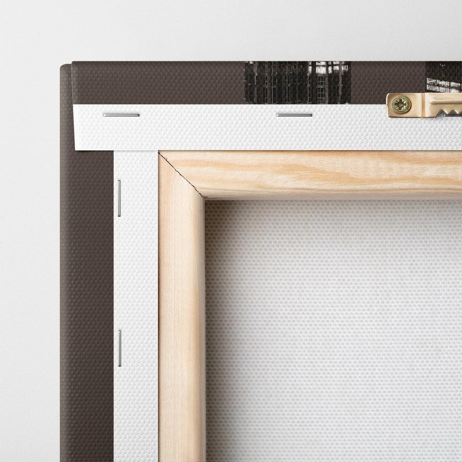 Obraz na płótnie 70x70 - Magia miasta nocą - miasto, noc