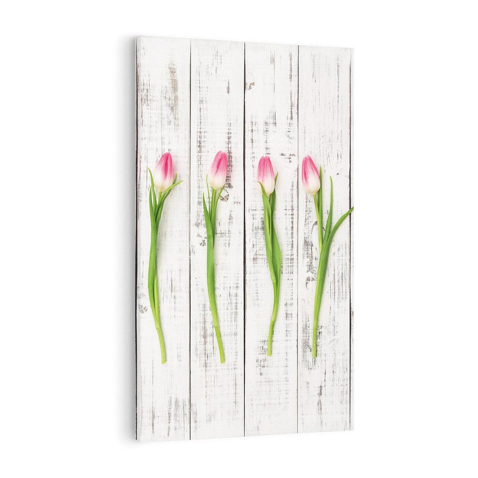 Obraz na płótnie 50x70 - Kwintesencja Piękna - kwiaty, tulipany