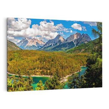 Obraz na płótnie 120x80 - Górski las - góry, las