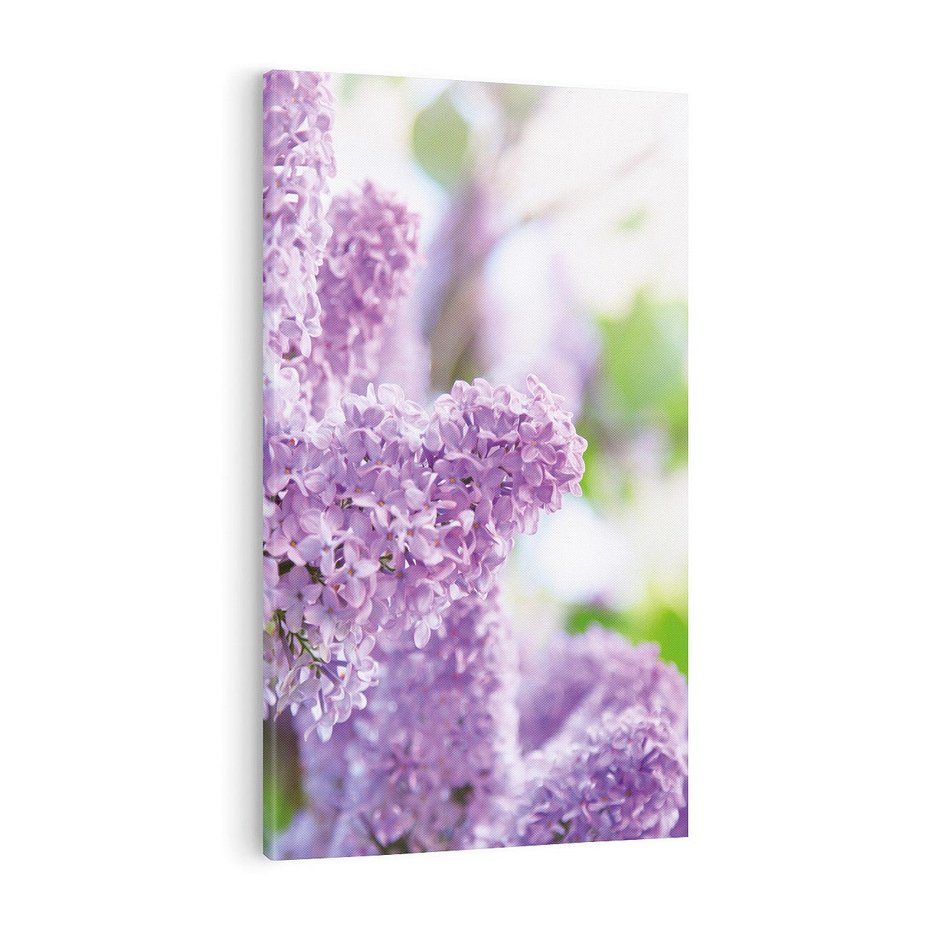Obraz na płótnie 50x70 - Delikatny liliowy dotyk - lilie, fiolet