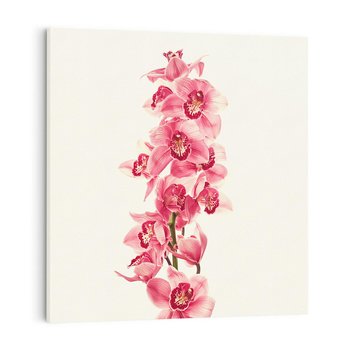 Obraz na płótnie 40x40 - Orchidea w spa - relaks - orchidea, spa