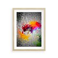 Plakat w ramie 30x40 - Ekspresja Graffiti - farba, graffiti - rama drewno