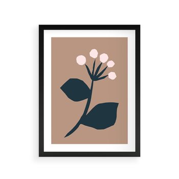 Plakat w ramie 40x50 - Rozbijające Granice - abstrakcyjny obraz, plakat - rama czarna