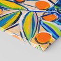 Obraz na płótnie 50x50 - Cytrusowa Abstrakcja - abstrakcja, owoce cytrusowe