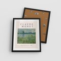 Plakat w ramie 40x50 - Claude Monet: Reprodukcja - Claude Monet, reprodukcja plakat - rama czarna