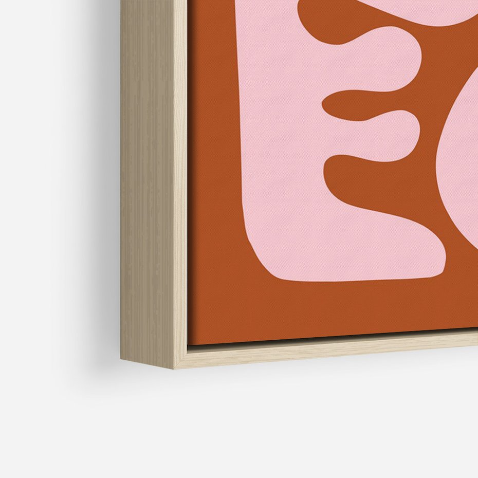 Obraz w ramie 70x100 - Migotliwe Boho Marzenia - abstrakcyjny obraz, plakat - rama drewno