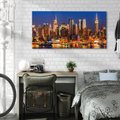 Obraz na płótnie 100x50 - Nocne Tętno Nowego Jorku - Nowy Jork, noc