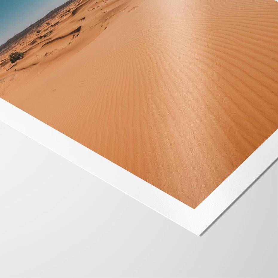 Plakat bez ramy 21x30 - Piasek w Przytulnym Wnętrzu - pustynia, piasek